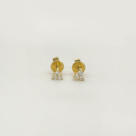 Broqueles diamante triple S