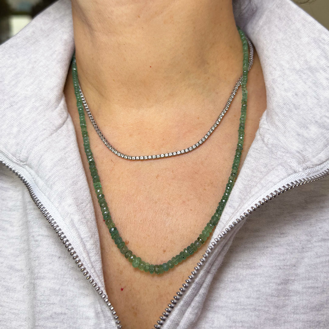 Collar esmeraldas.