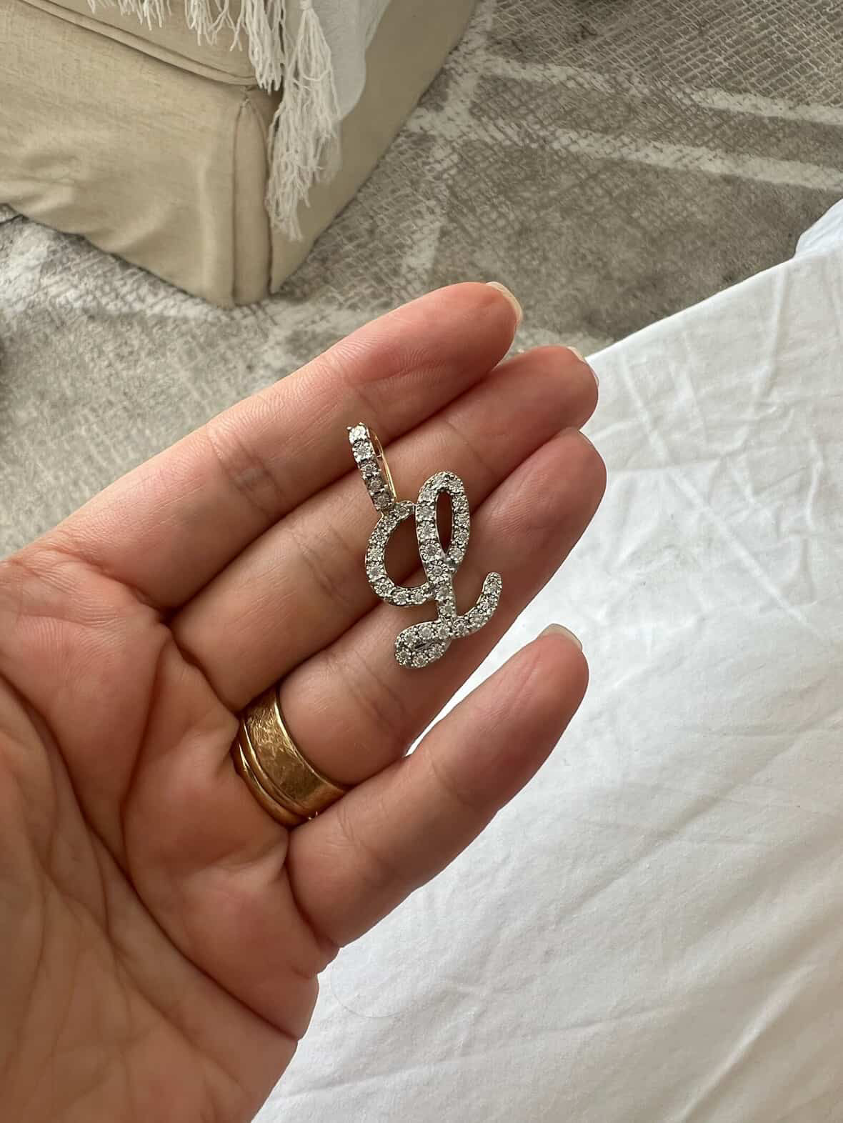 Dije letra "L" XL