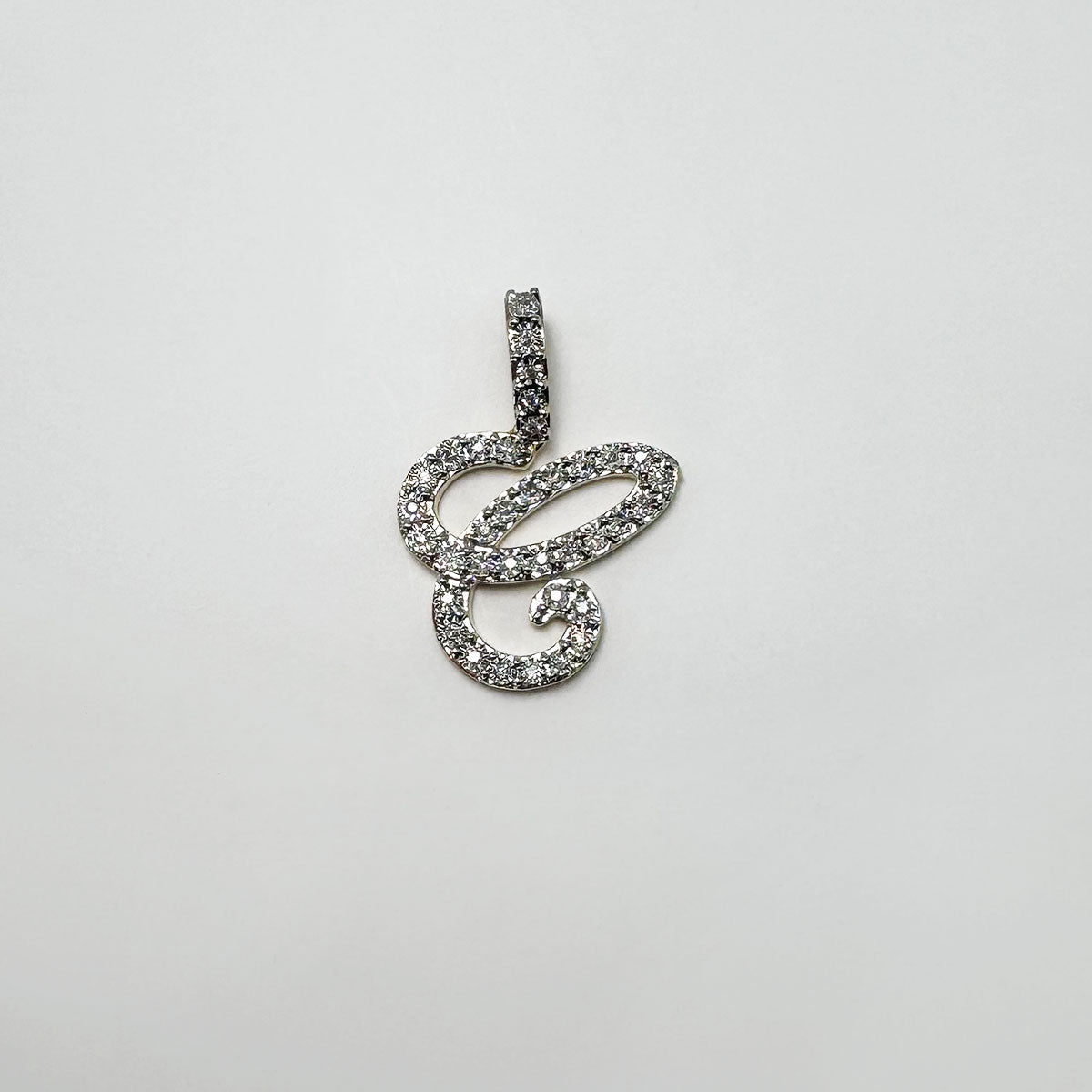 Dije letra "C" Cursiva XL
