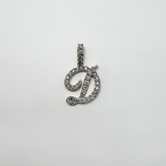 Dije letra "D" Cursiva XL