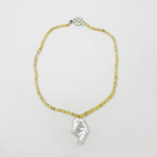 Collar Ópalo con perla barroca 42.