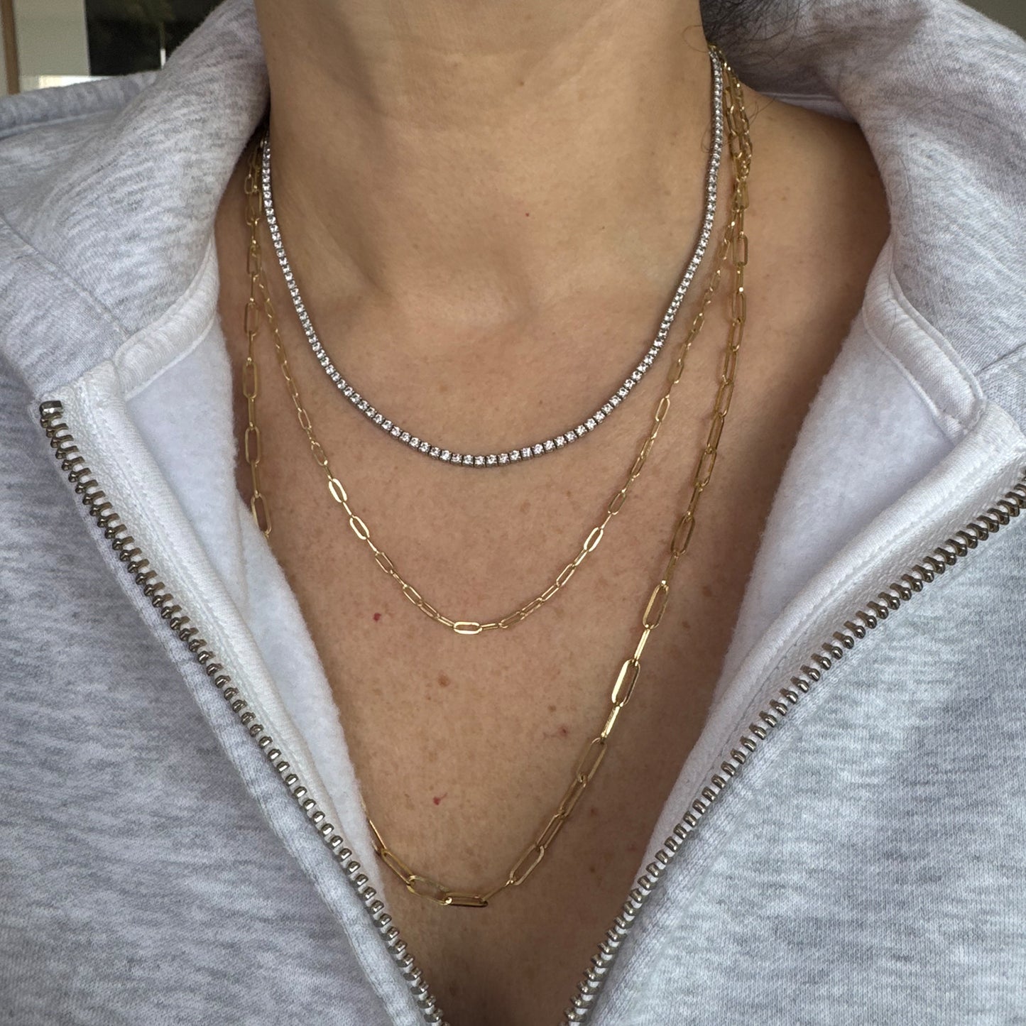 Cadena de Oro Eslabones 48