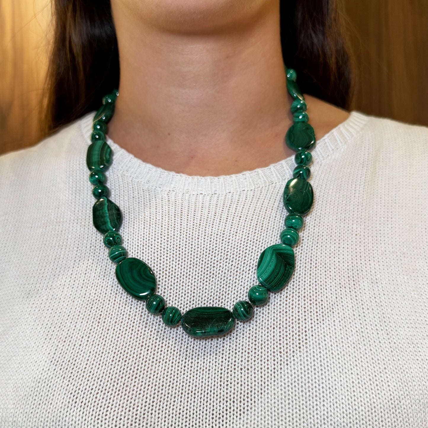 Collar malaquita.