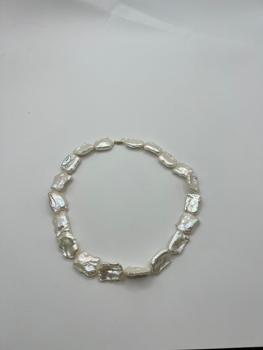 Collar Perla Cultivada Barroca XL 42