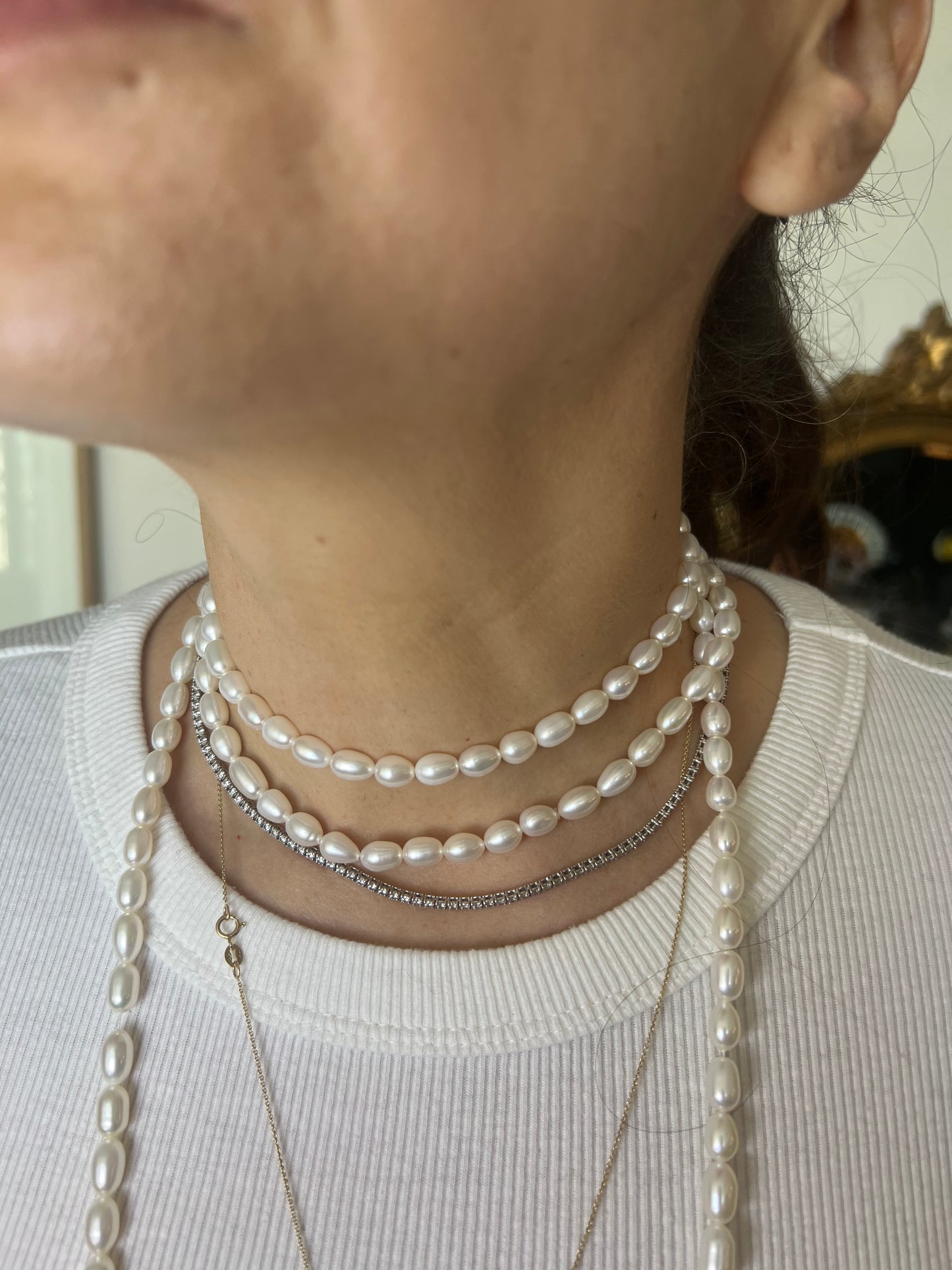 Collar Doble de Perlas XL-G