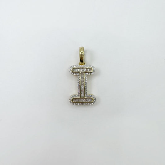 Dije letra "I" XL bubble