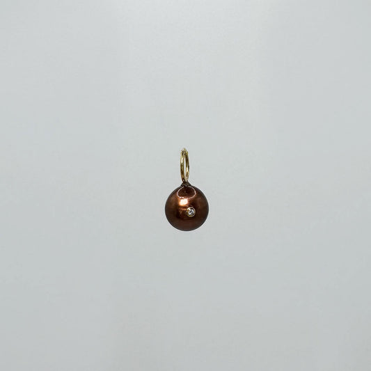 Dije perla Australiana con diamante