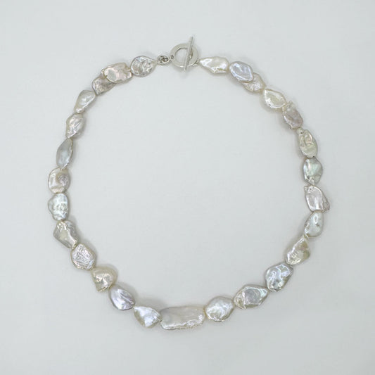 Collar perlas barrocas irregular