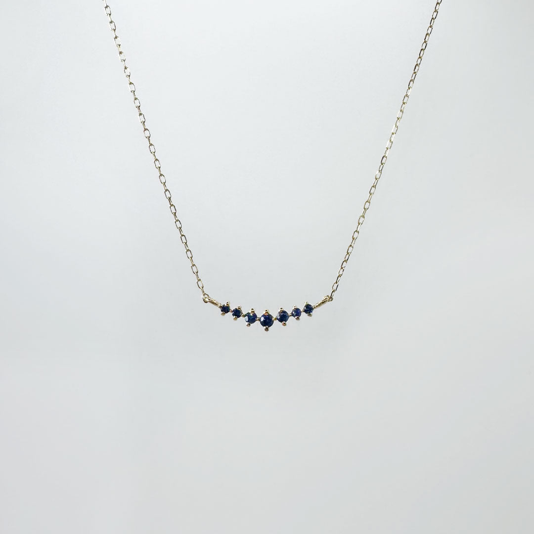 Collar zafiro mini barra