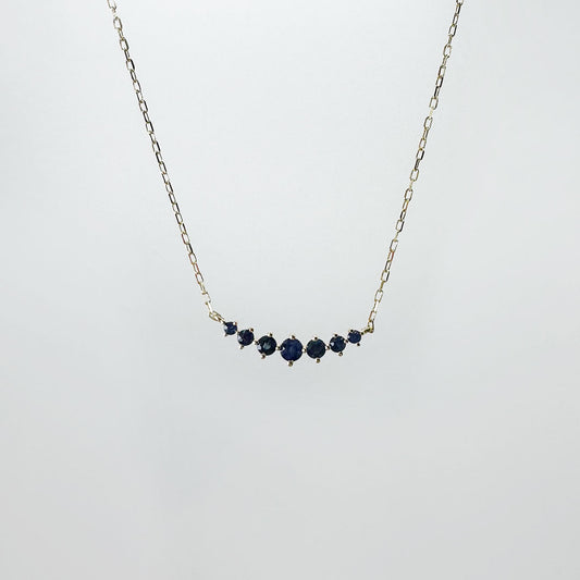 Collar zafiro M barra