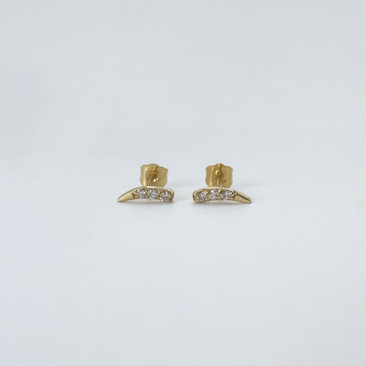 Broqueles diamante mini pico