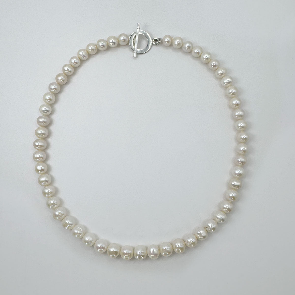 Collar Perla Cultivada Semiredonda Mediano 40