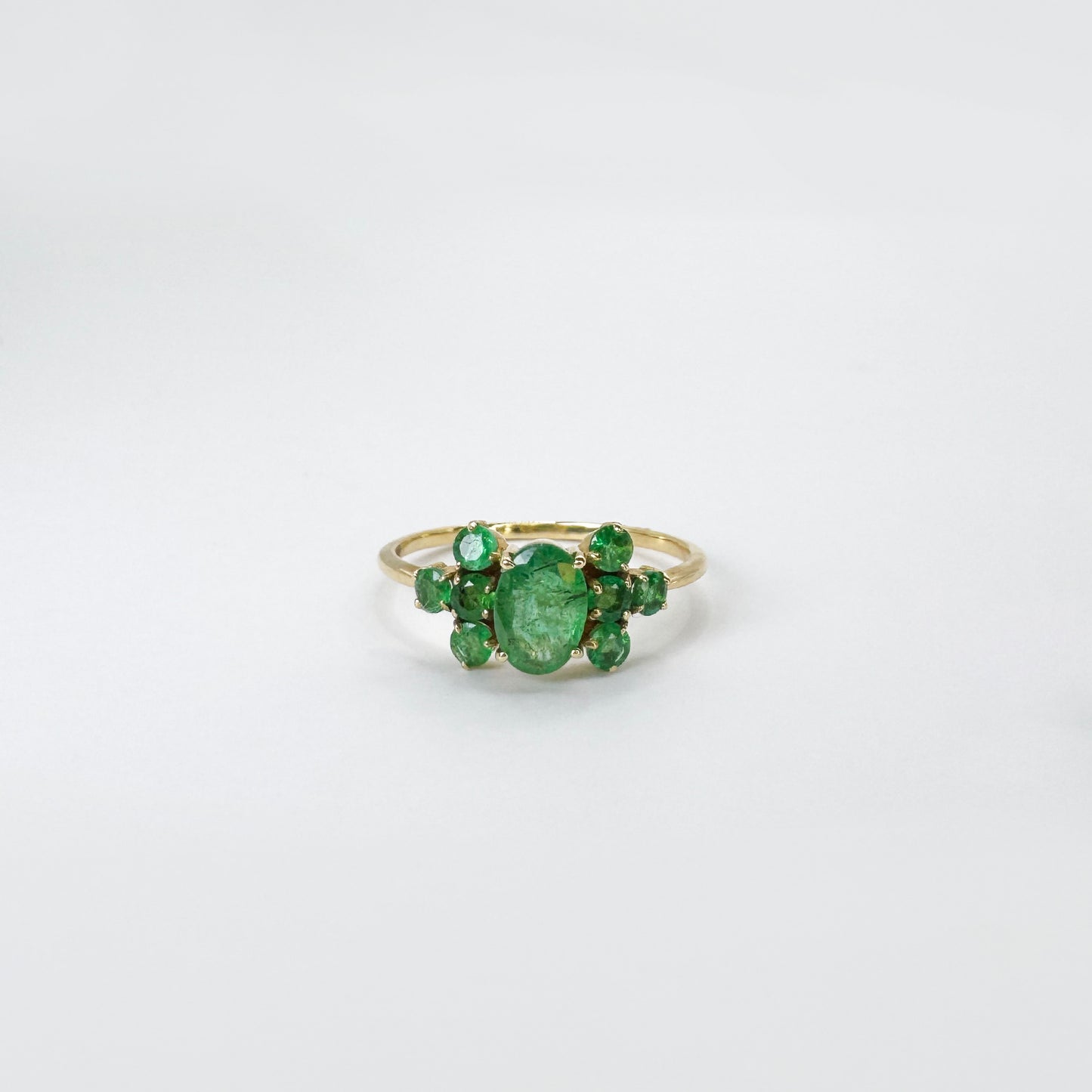 Anillo esmeraldas crown.