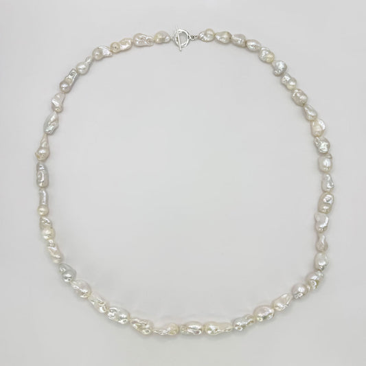 Collar perlas chunky mini mediano