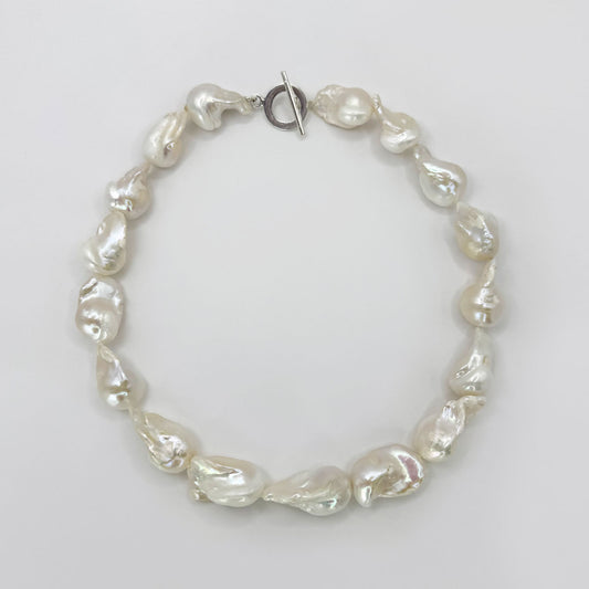 Collar chunky perlas barrocas