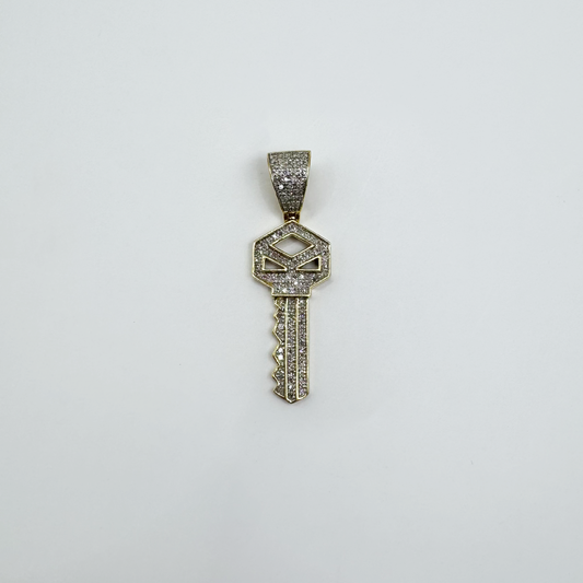 Dije llave (phillips) oro y diamantes