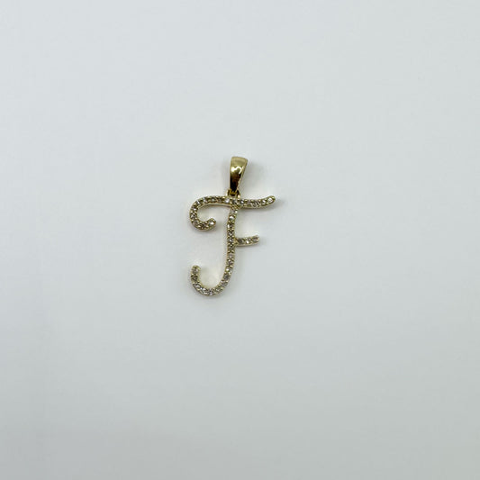 Dije letra "F" Mini