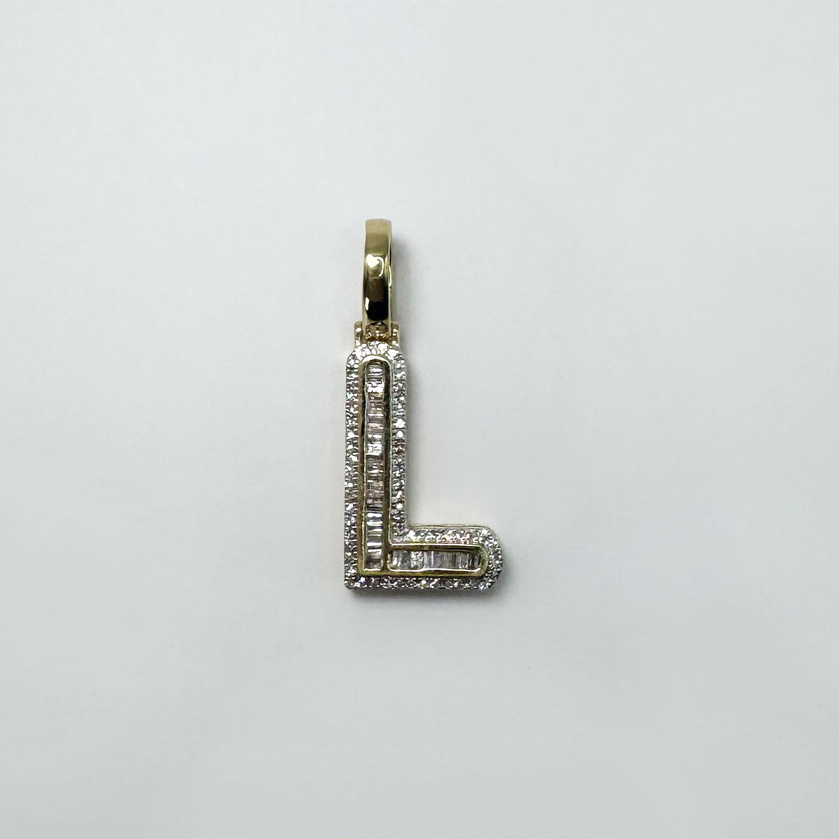 Dije letra "L" XL bubble