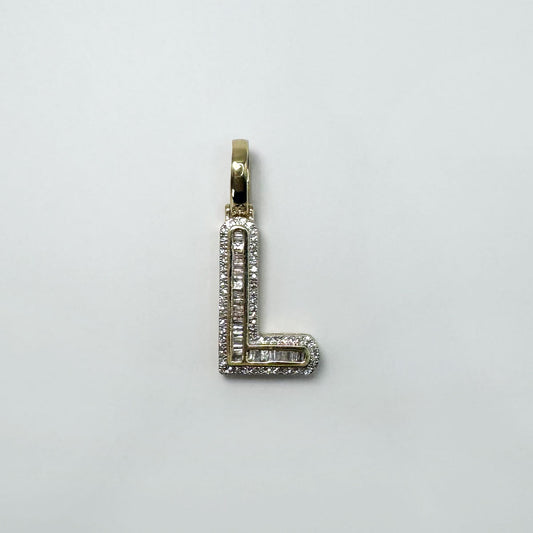 Dije letra "L" XL bubble