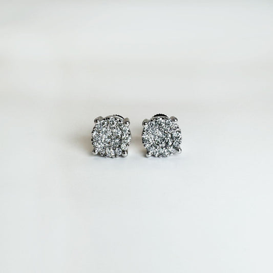 Broqueles cluster diamantes XL.