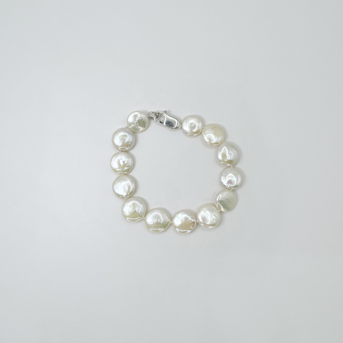 Pulsera perlas coin 18.