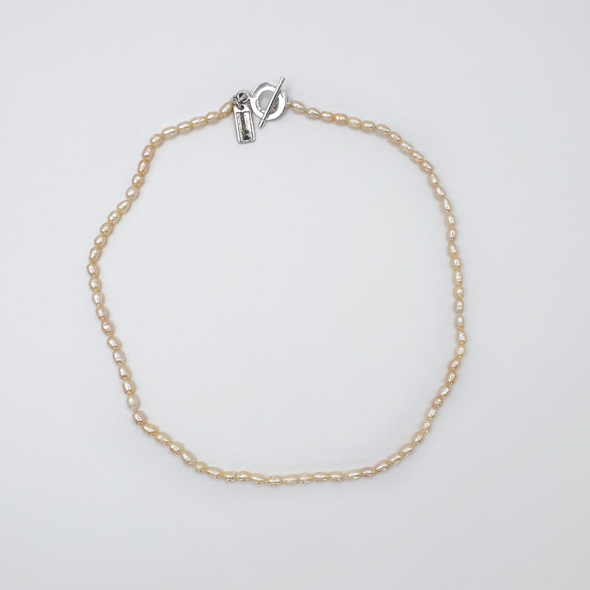 Collar perlas cultuvadas mini rosé.