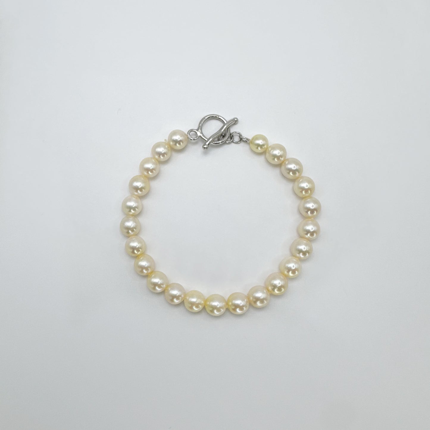 Pulsera perlas clásica 18