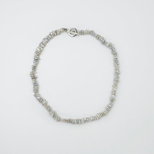 Collar perlas keshi.