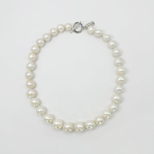 Collar Perla cultivada semiredonda 44.