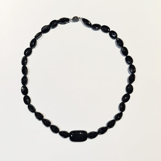 Collar Ónix negro
