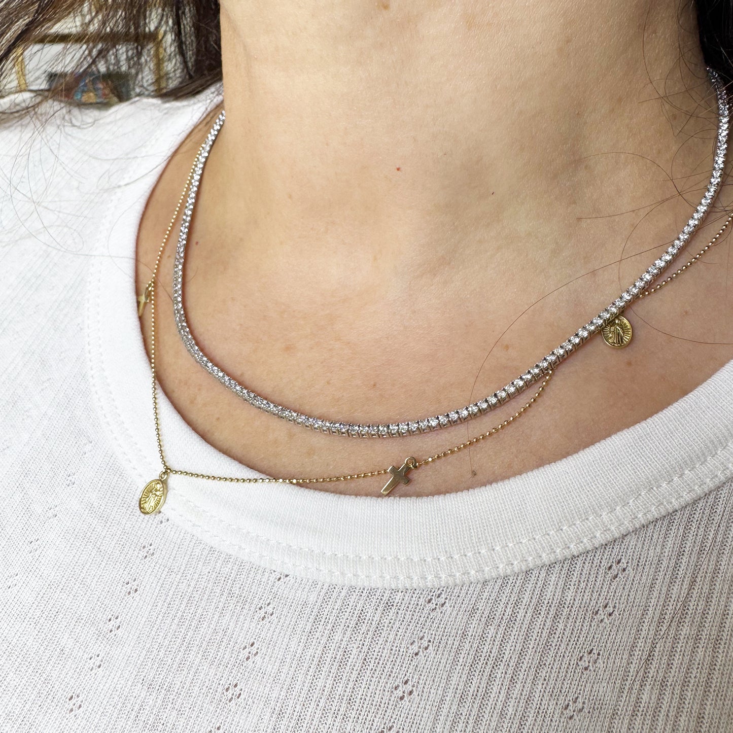 Collar Tennis Diamantes 5 cts