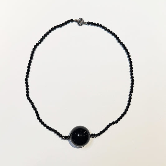 Collar Ónix bola.