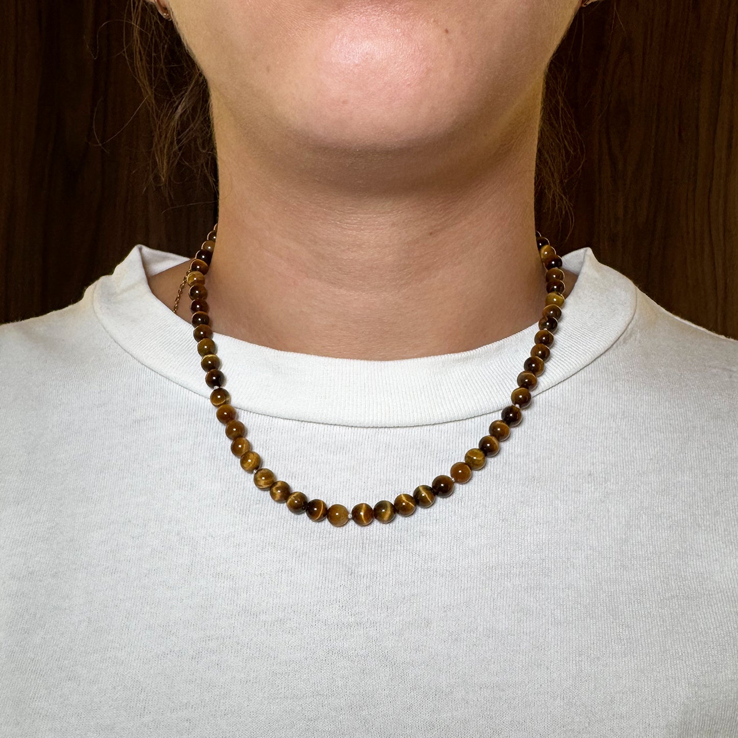 Collar ojo de tigre.