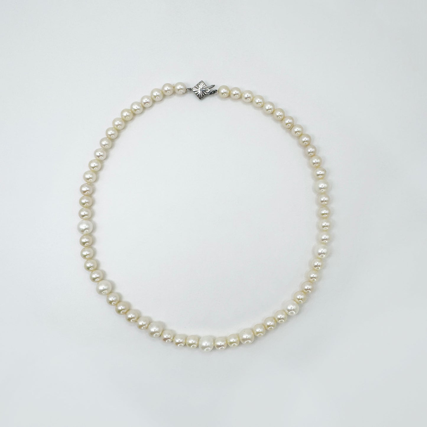 Collar perlas redondas 45