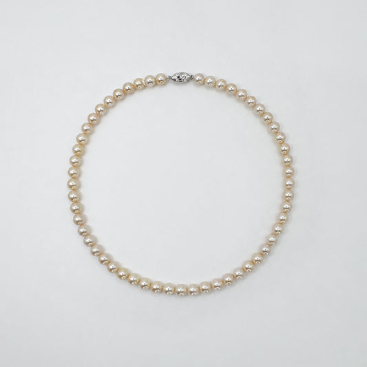 Collar perla Salmon