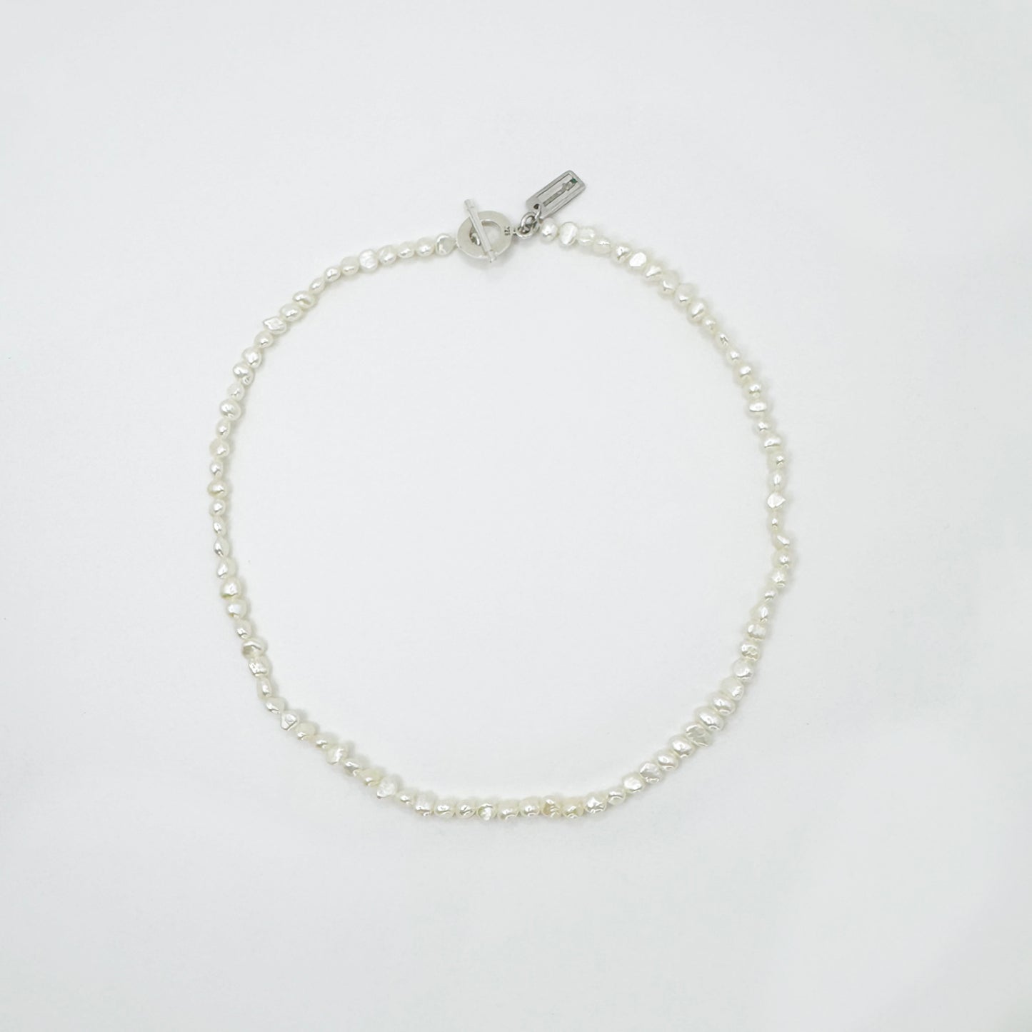 Collar perla cultivada mini irregular 39