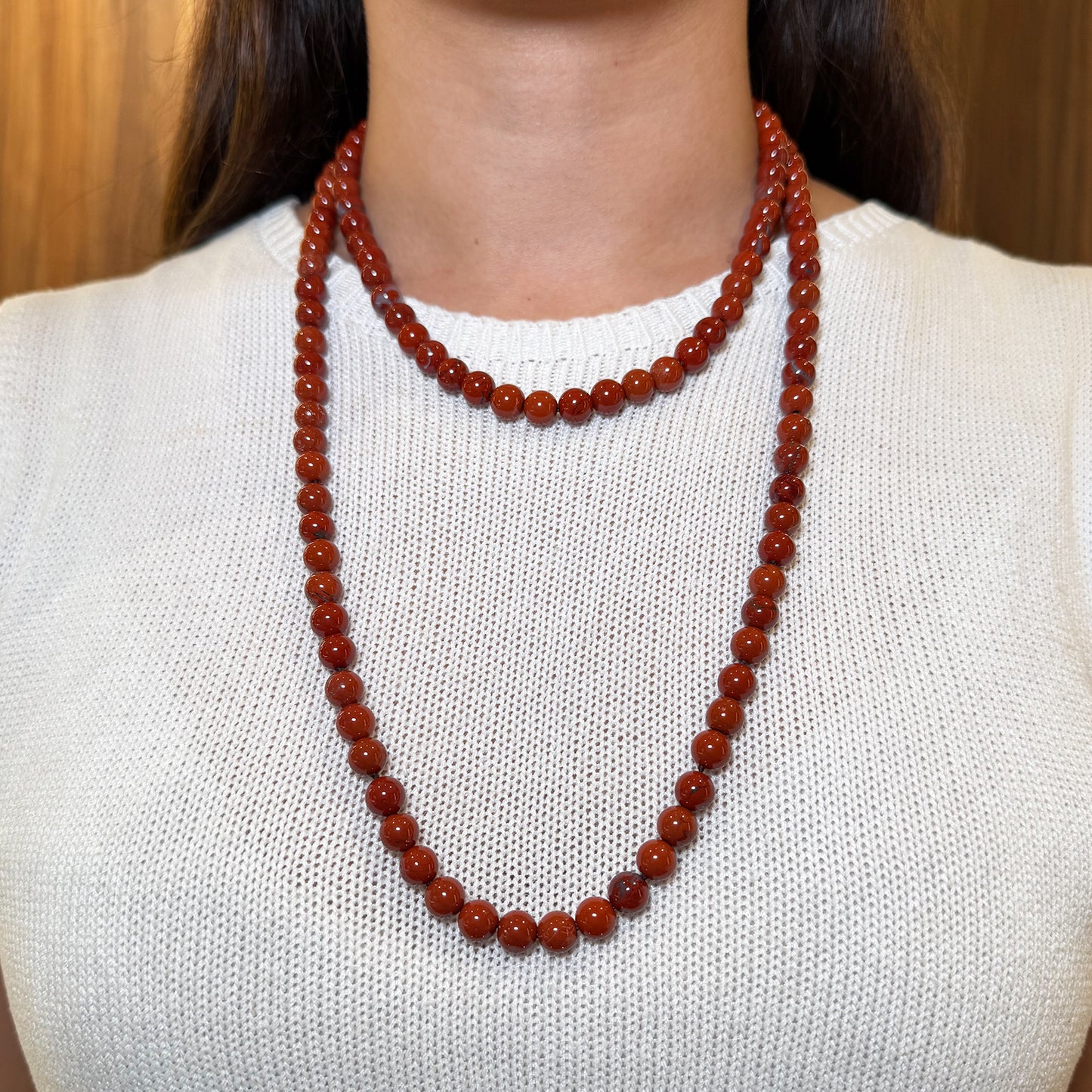 Collar ágata mediano.