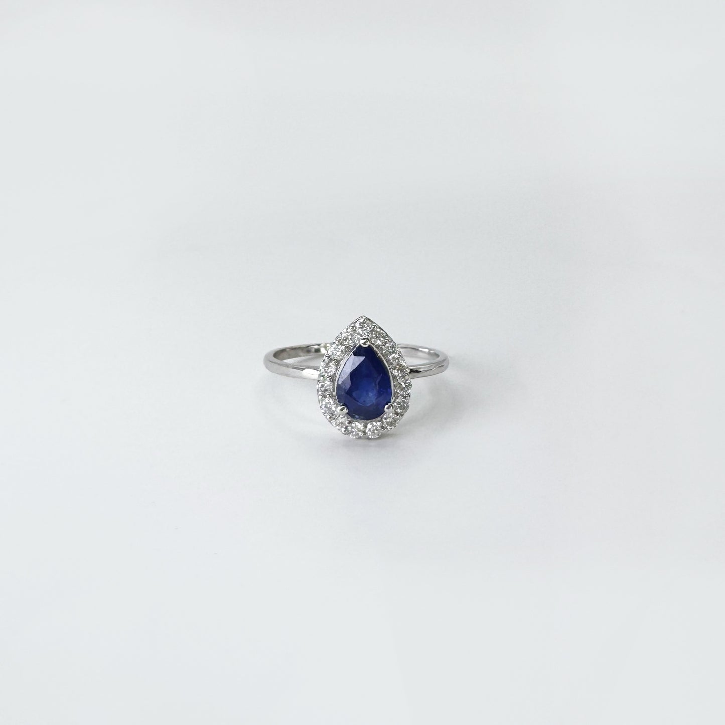Anillo Zafiro Gota