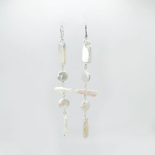 Aretes XL perlas cultivadas