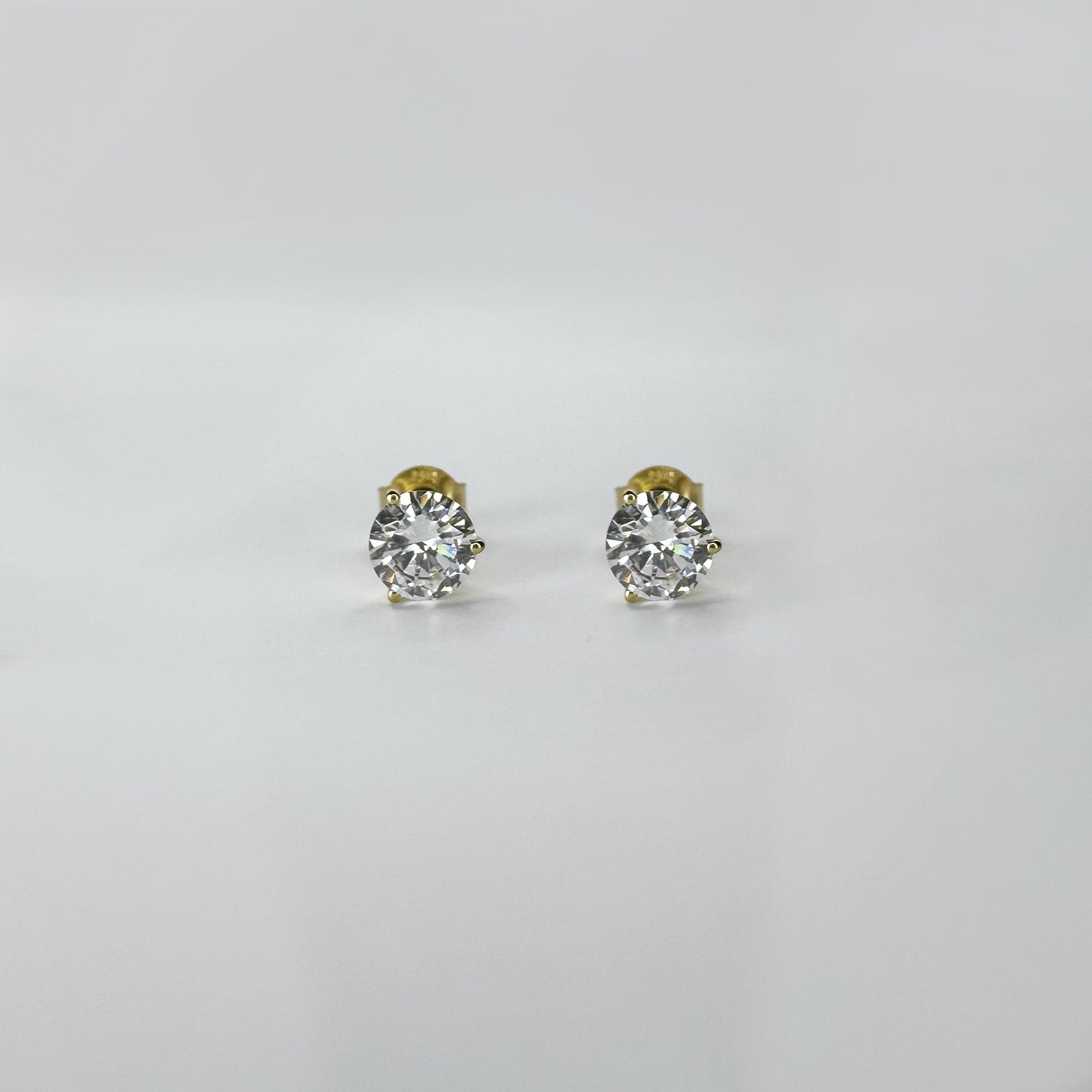 Broqueles diamante oro amarillo 1.5 cts