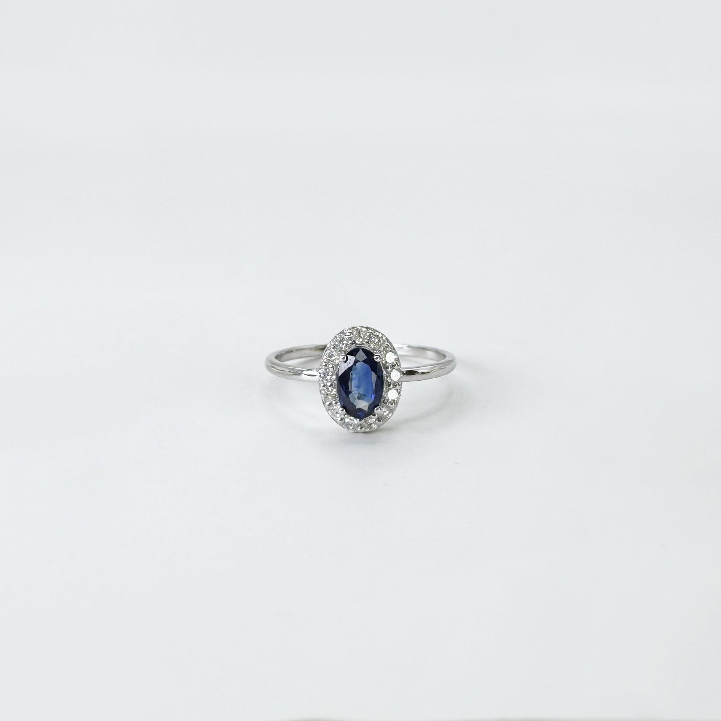 Anillo Zafiro Oval