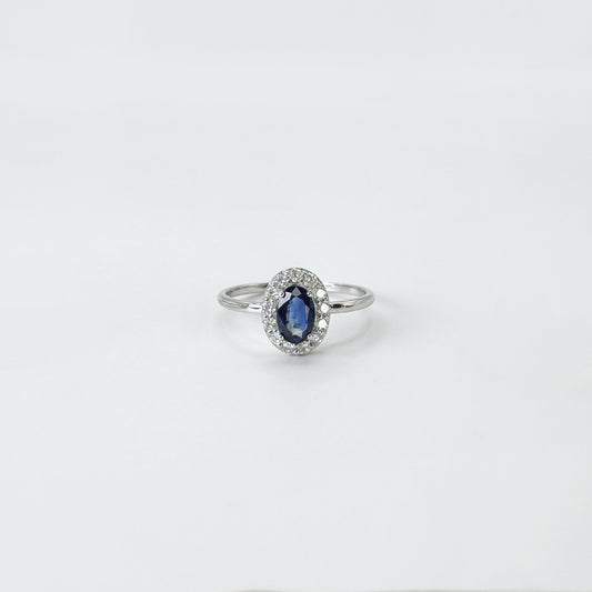 Anillo Zafiro Oval