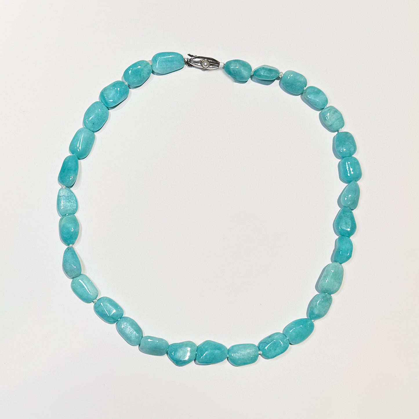 Collar amazonita.