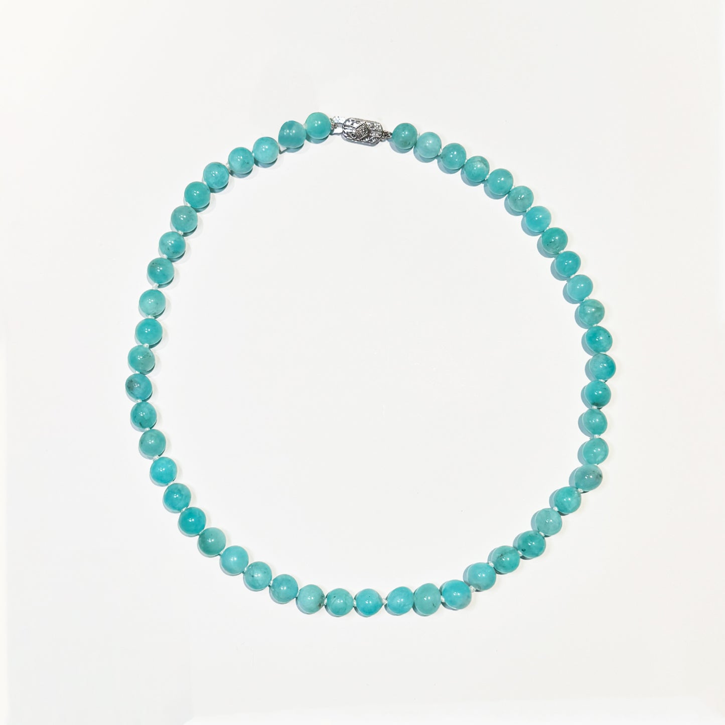 Collar amazonita.