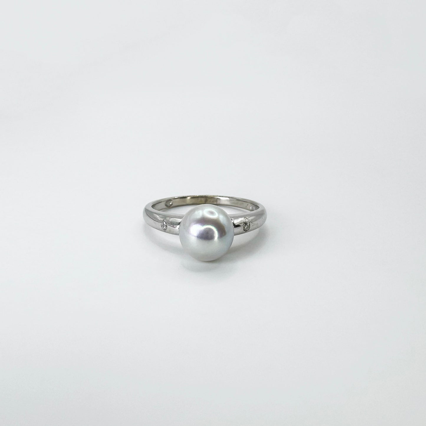 Anillo perla en plata