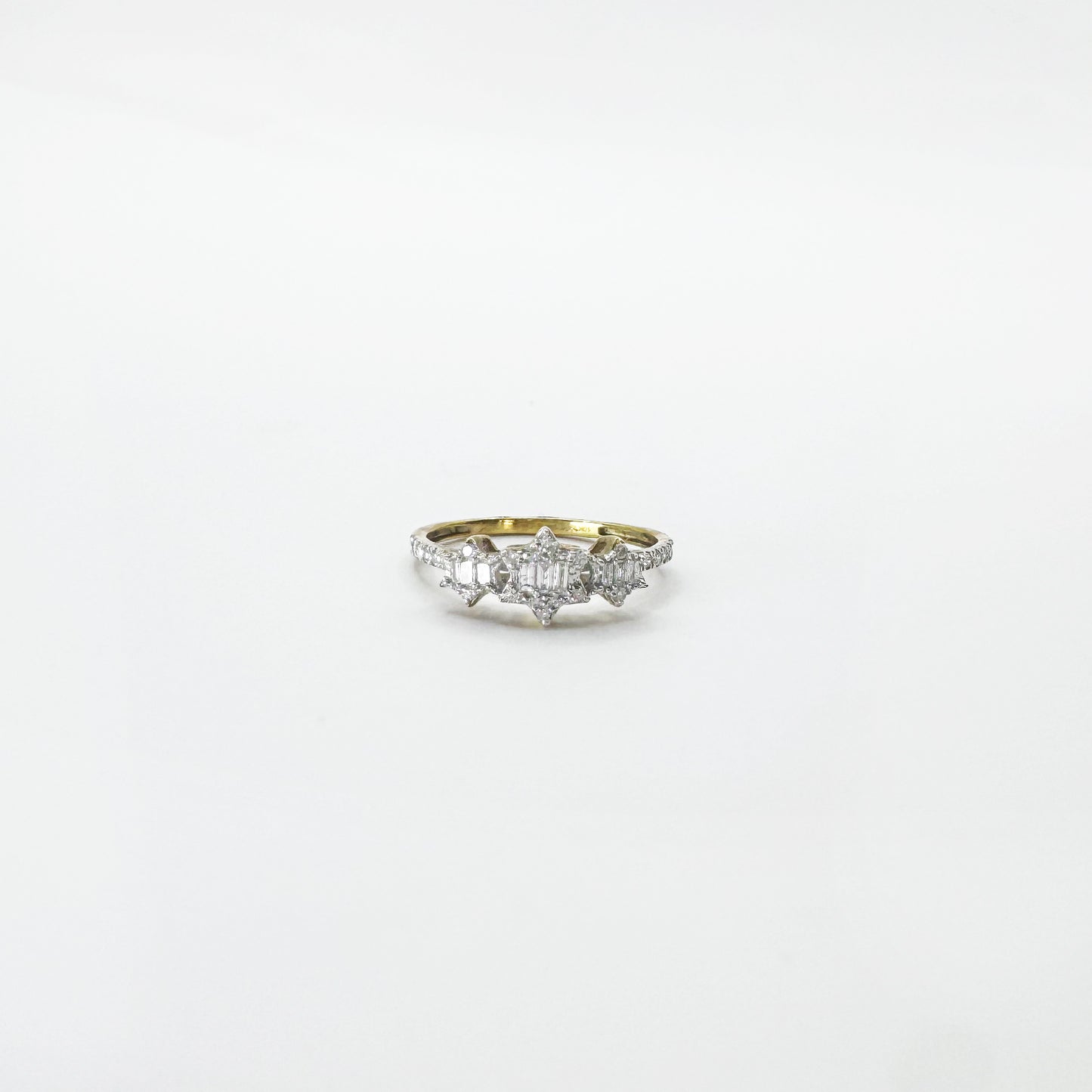 Anillo 3 Stars diamantes.