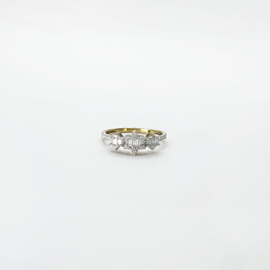 Anillo 3 Stars diamantes.