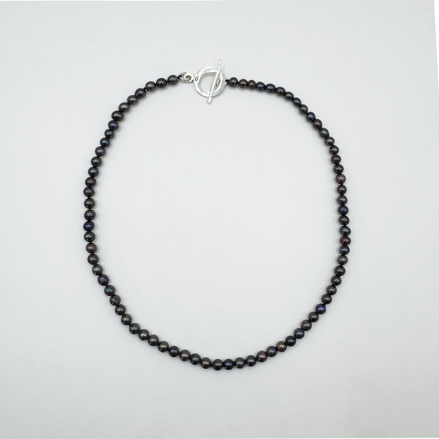 Collar perla negras mini 41.