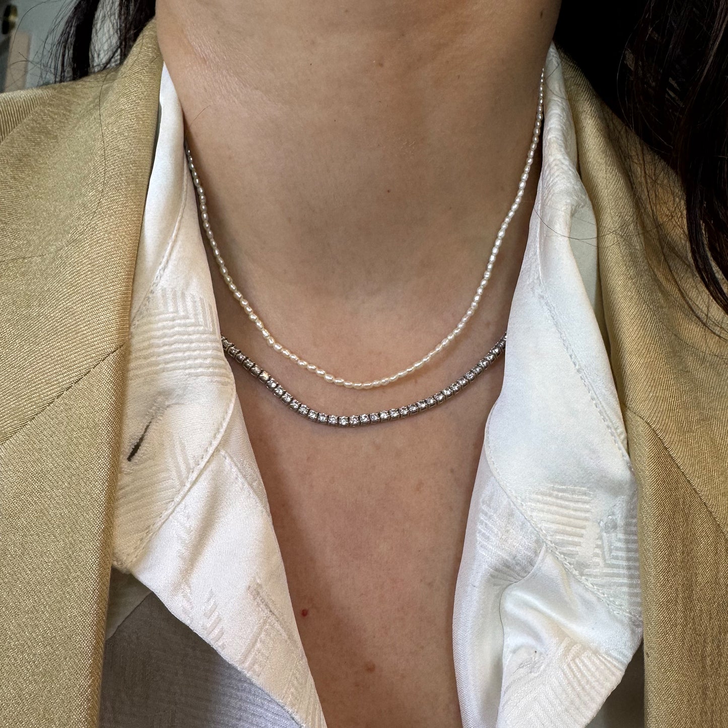 Collar perlas micro 40.